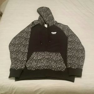 Ecko Ultd Zip-up Hoodie Sweatshirt XL (Black)